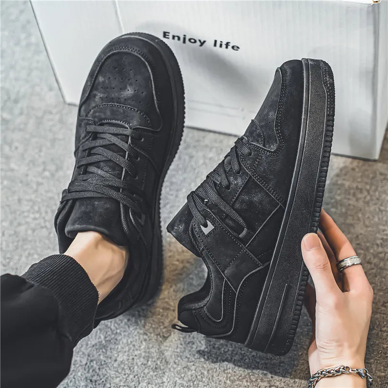 Original black Air Force Flat Shoes