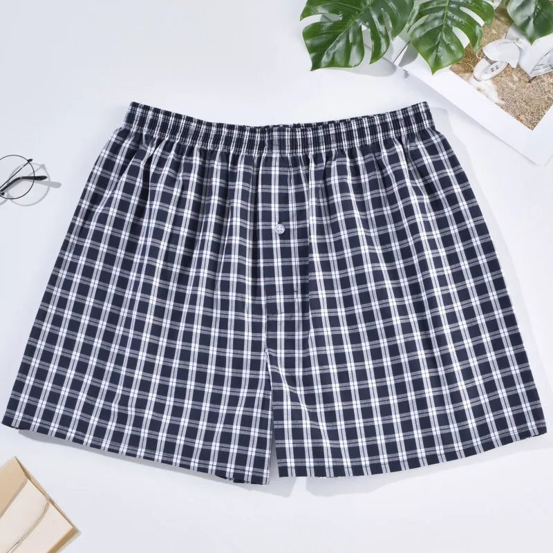 Men Casual 100% Cotton Sleep Underpants