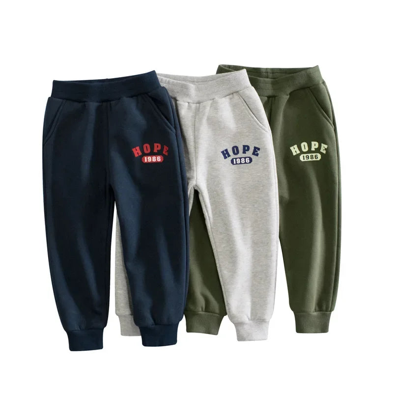 New Children's Long Letters Sweatpants