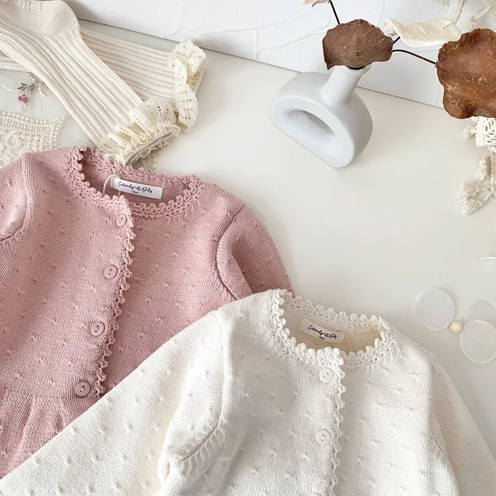 Toddlers Girls Knitted Cardigan Coats