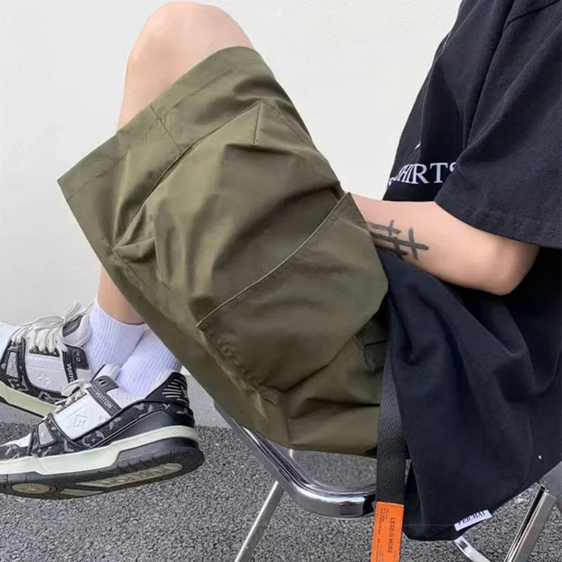 Herren Funktionelle Cargo Shorts Baggy Sweatpants Y2K Streetwear