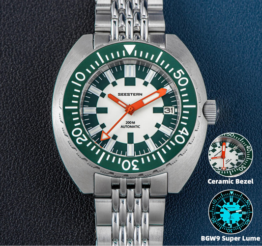Automatic Men Date 200m Turn Bracelet Wristwatches