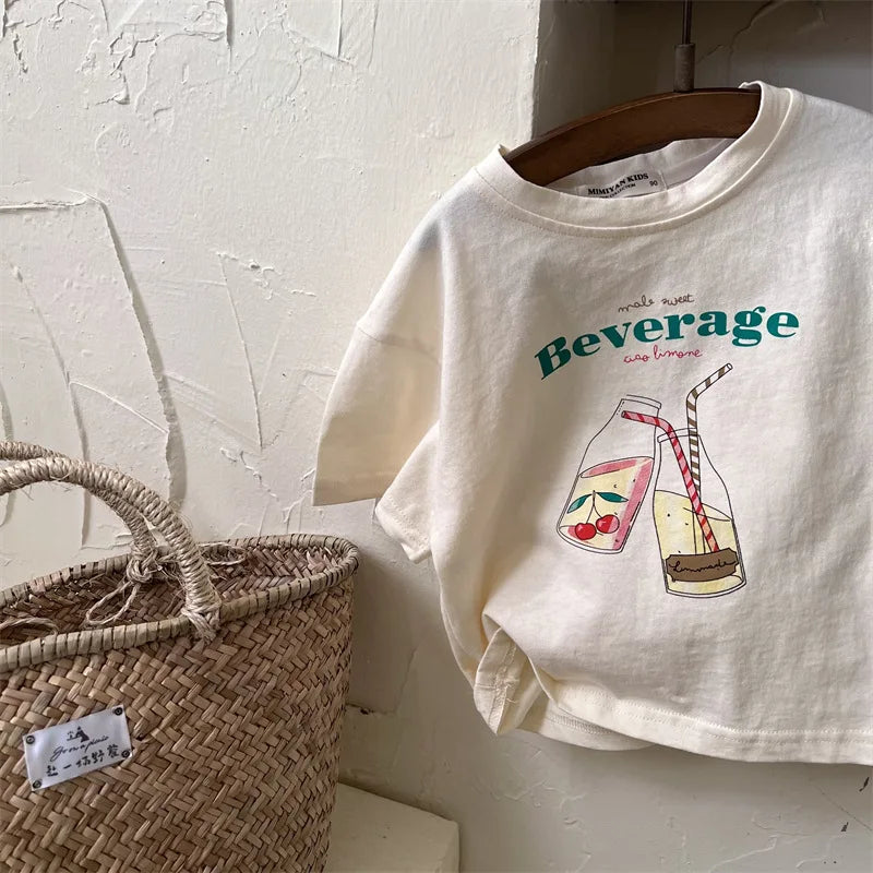 Summer Cute Cartoon Kids T-Shirts