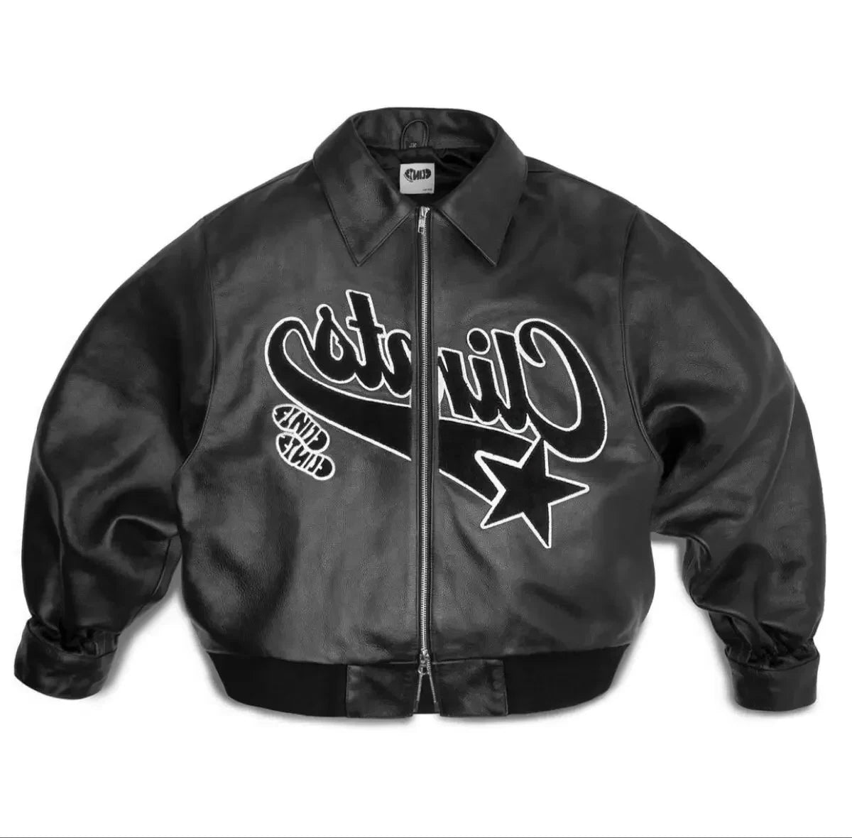 New Hip Hop Retro Letter Embroidered Jacket