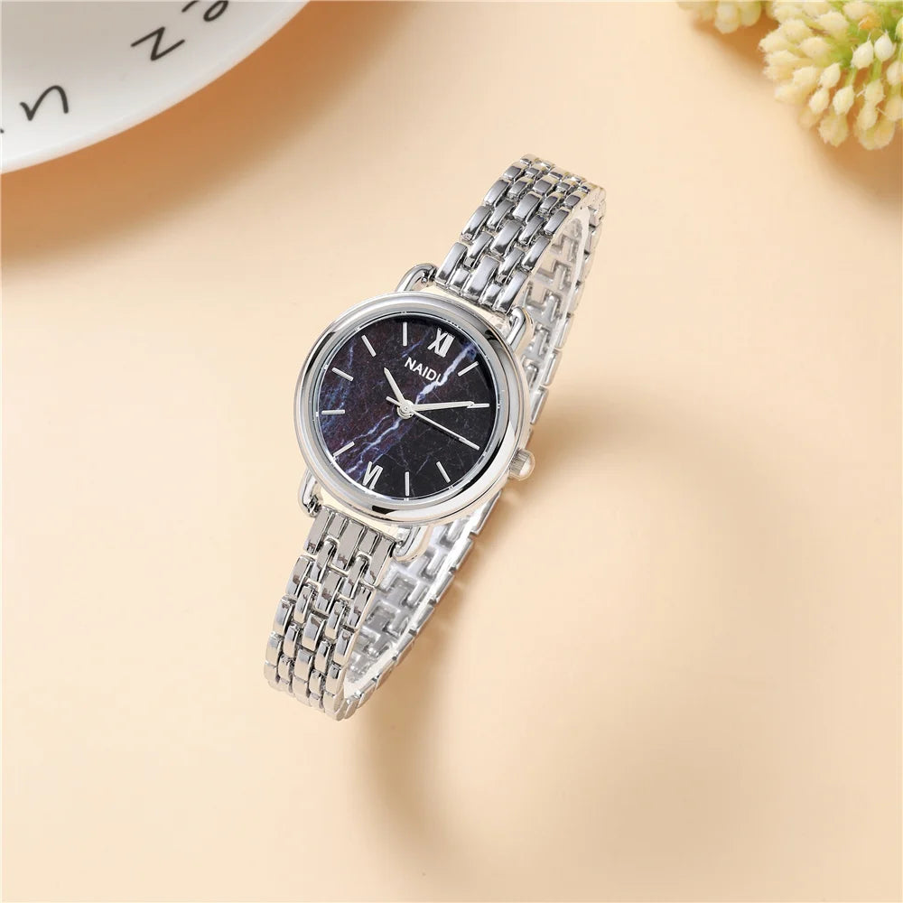 New fashion Marble grain dial quartz wrist watch