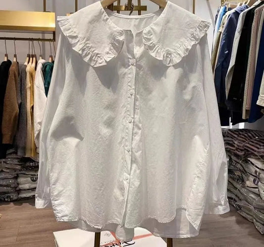 Women Peter Pan Collar Shirts