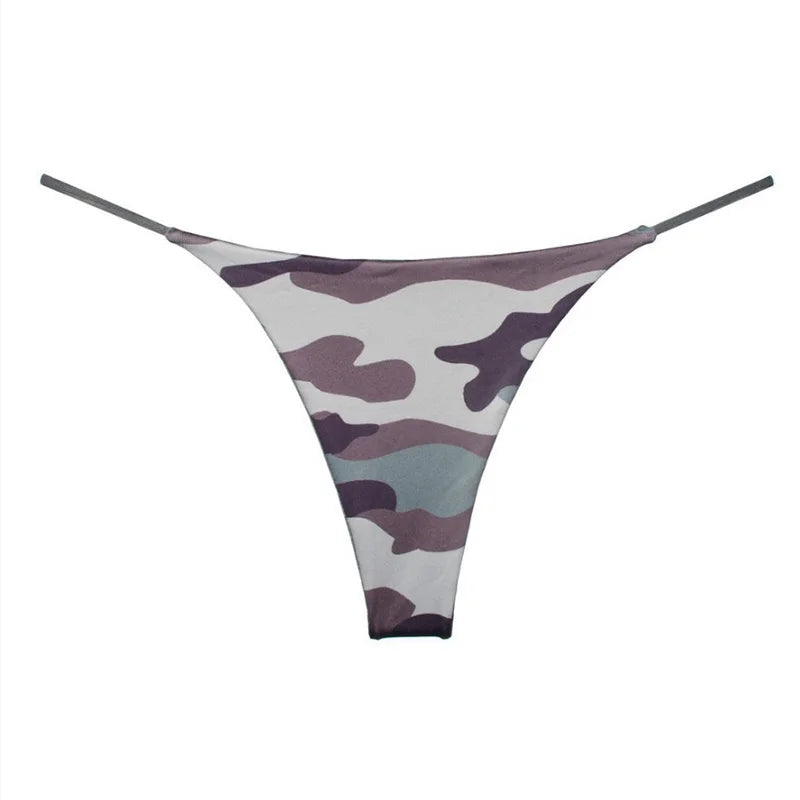 Women Fashion Pure Color Thong Breathable Thin Comfortable Panties
