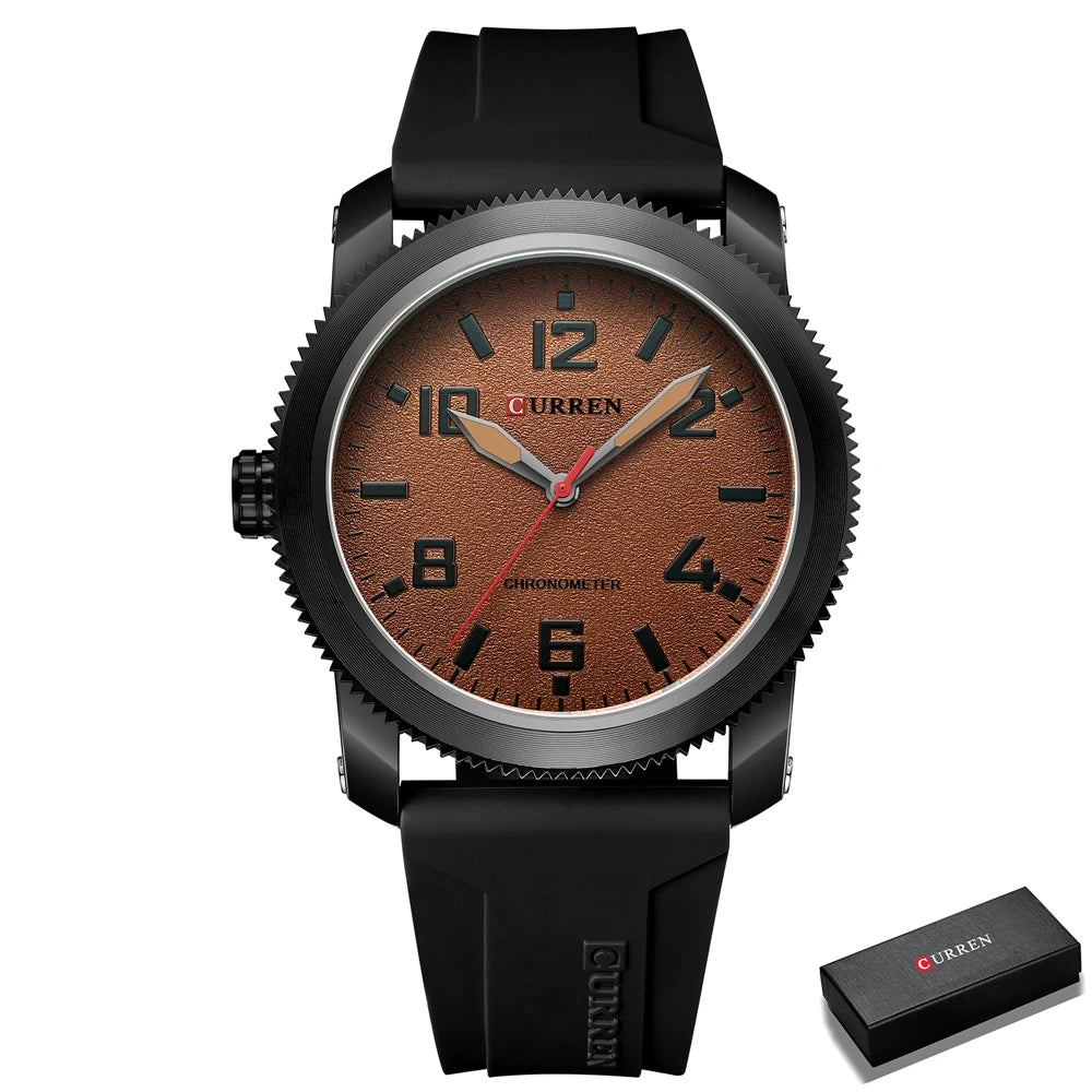 Men Left Hand Design Quartz Wristwatches