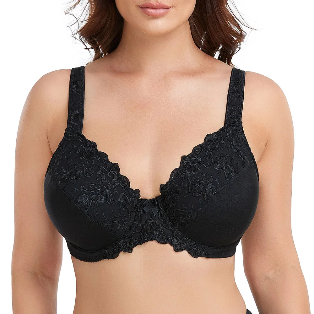 New Women Plus Size Sexy Thin Bra