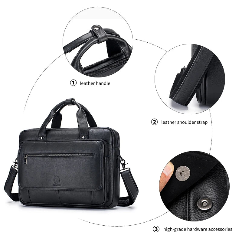 Männer 16 Zoll Büro Business Computer Tasche