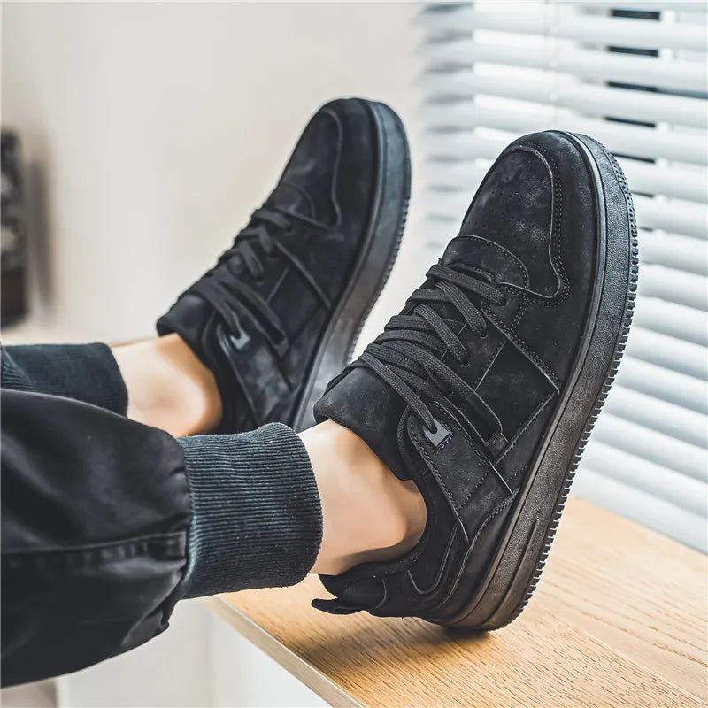 Original black Air Force Flat Shoes