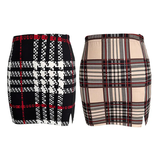 Dame Hip Elegante Hohe Taille Dame Kurzen Rock