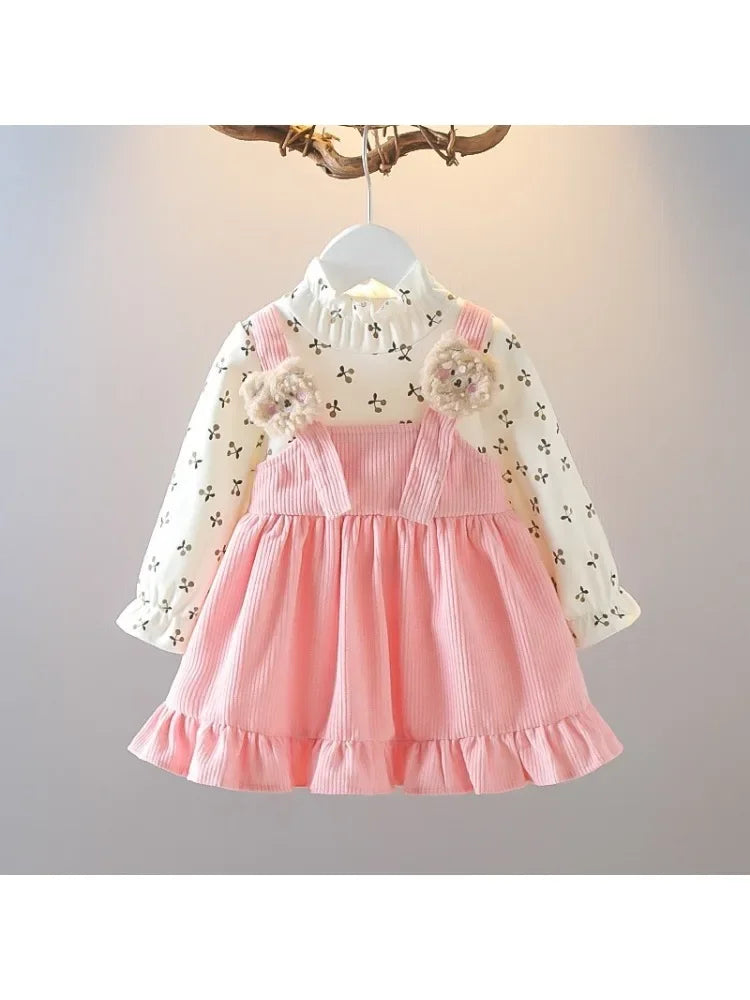 Langarmkleid für Mädchen