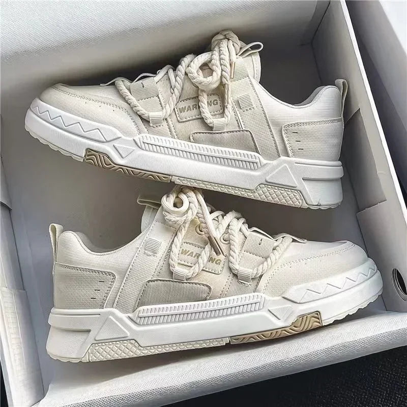 Bequeme Plateauschuhe für Herren mit dicker Sohle