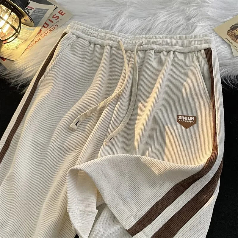 Männer Amerikanische Retro Lose Gerade Kurze Hosen