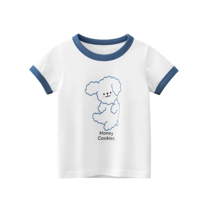 Sommer 2-8 Jahre Kinder Mädchen Shorts Ärmel T-shirts