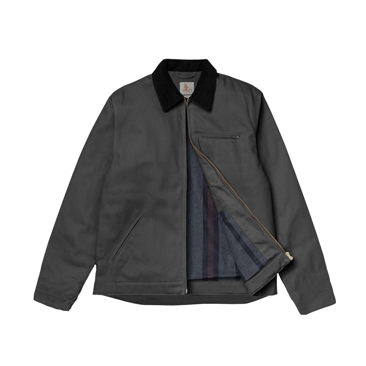 Neuer Wintermantel mit Futter aus gewaschenem Vintage-Look