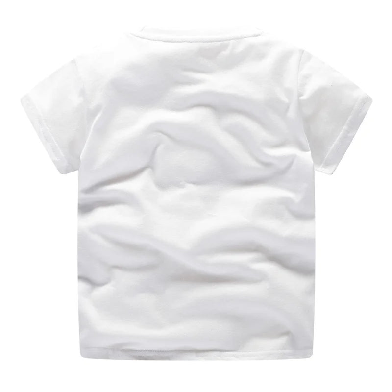 Summer Kids Short Sleeve Cartoon T shirt
