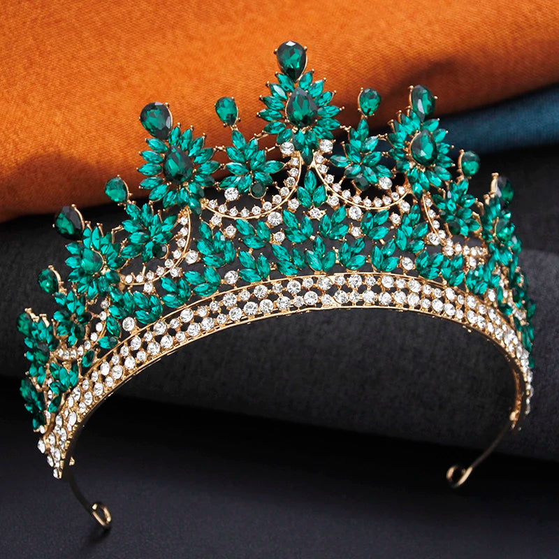 New Crown Royal Queen Tiaras and Crowns Wedding Hair Jewelry