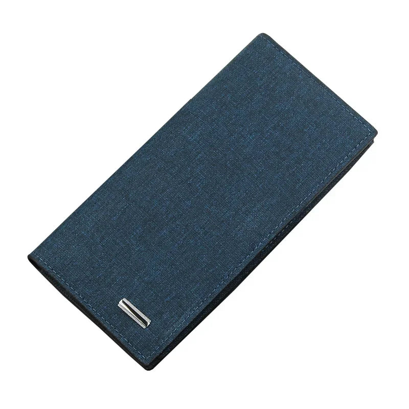 Lässige lange, dünne Clutch aus Segeltuch für Männer