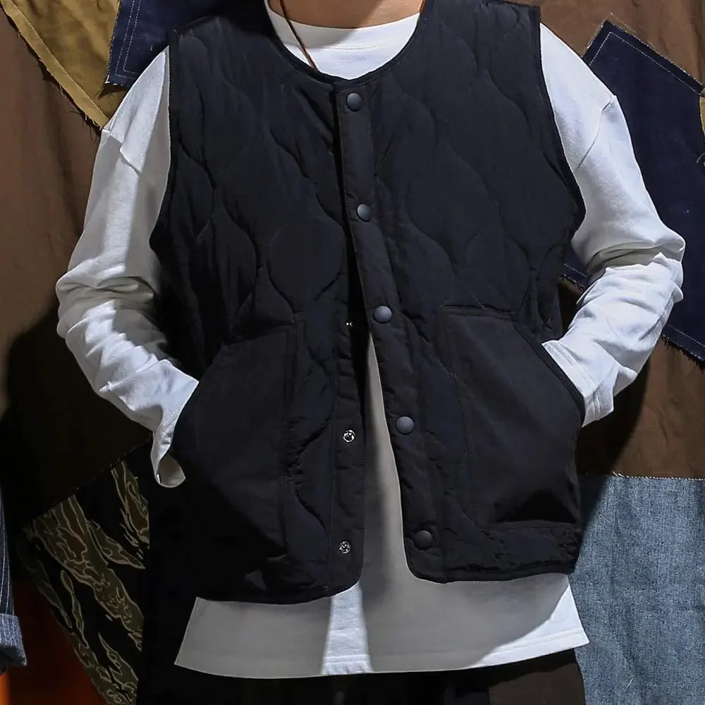 Ärmellose Steppjacke für Herren