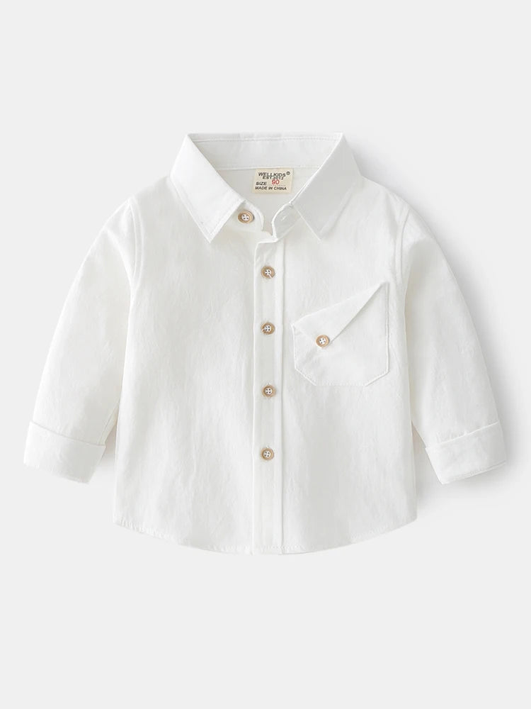 Autumn Fashion Candy-Colored Lapel Long Sleeve Thin Shirt