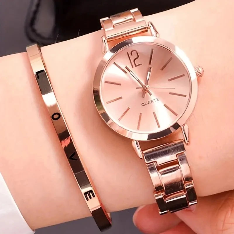 Women Diamond Rhinestone Fashion Elegant Wristwatch