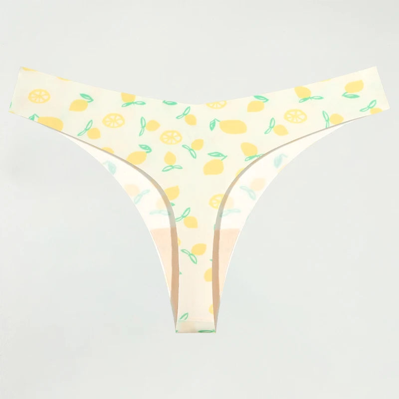 Women's Sexy Graphic Print Thongs Panties