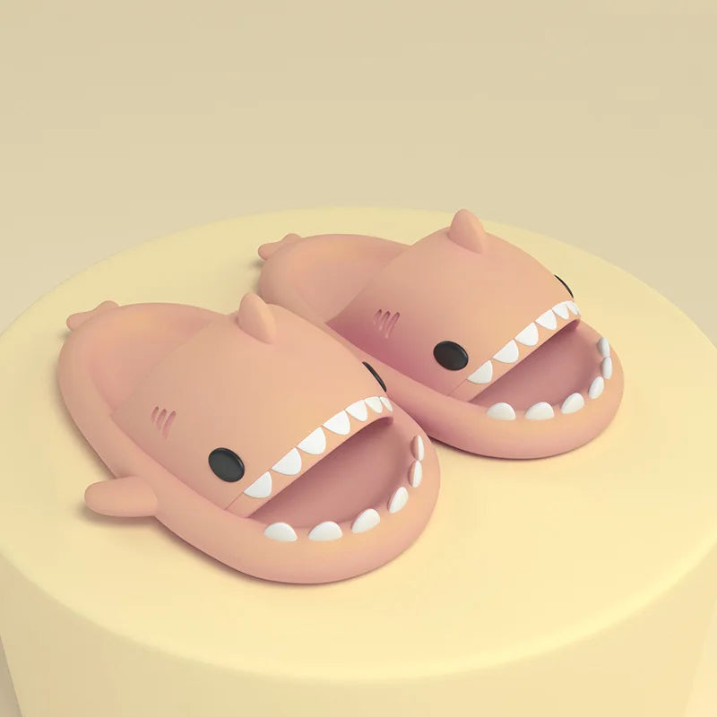 New Kids Shark Fashion Cartoon Slippers