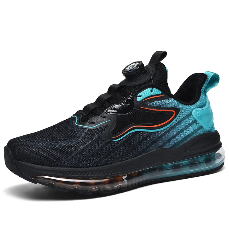 Men's Rotating Button Knitted Air Cushion Extra Large Shoes