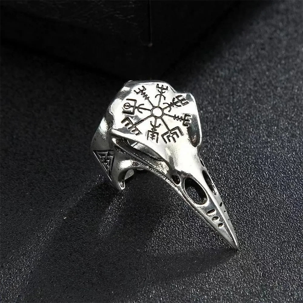 New Vintage Viking Raven Ring