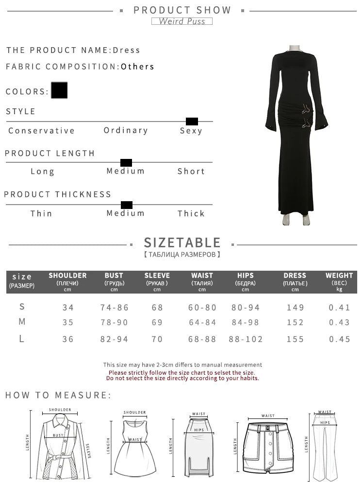 Weird Puss Elegantes Vintage-Kleid