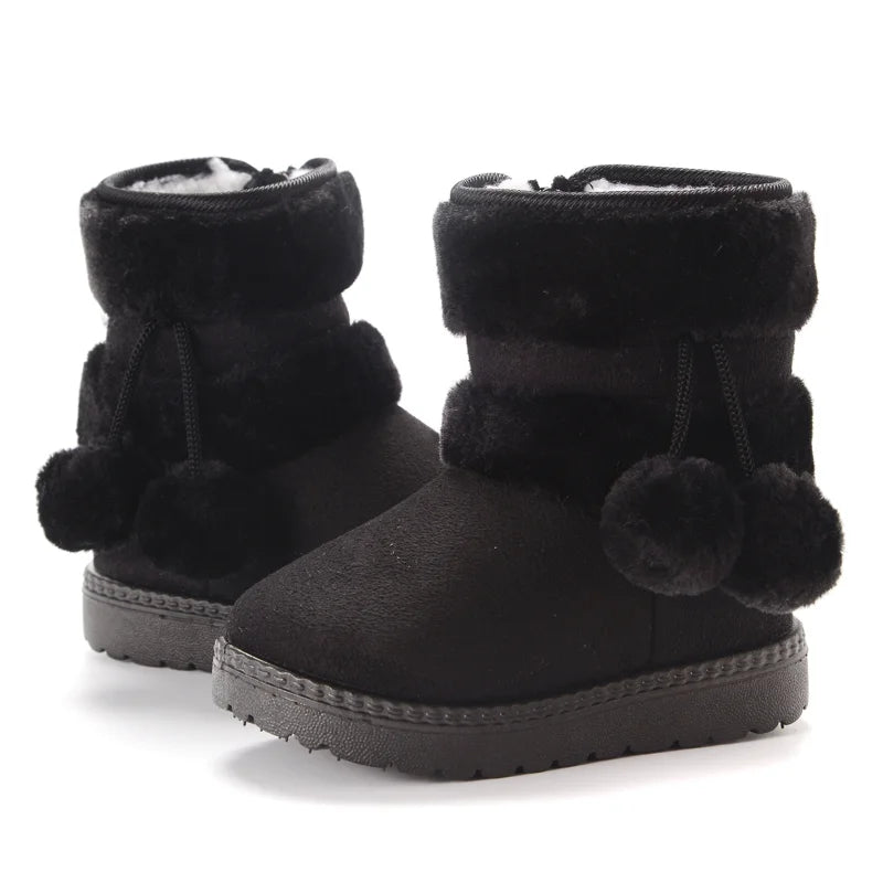 New Girls Winter Comfortable Thick Warm Boots