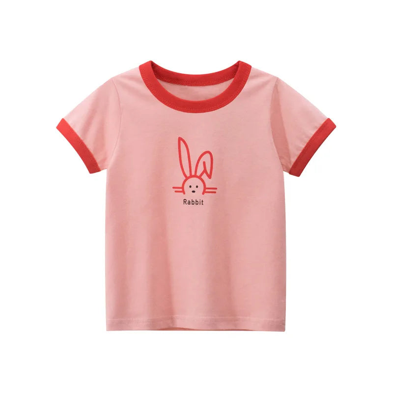 Sommer 2-8 Jahre Kinder Mädchen Shorts Ärmel T-shirts