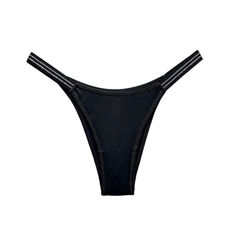 New Fitness exercise hip lift high fork bikini panties