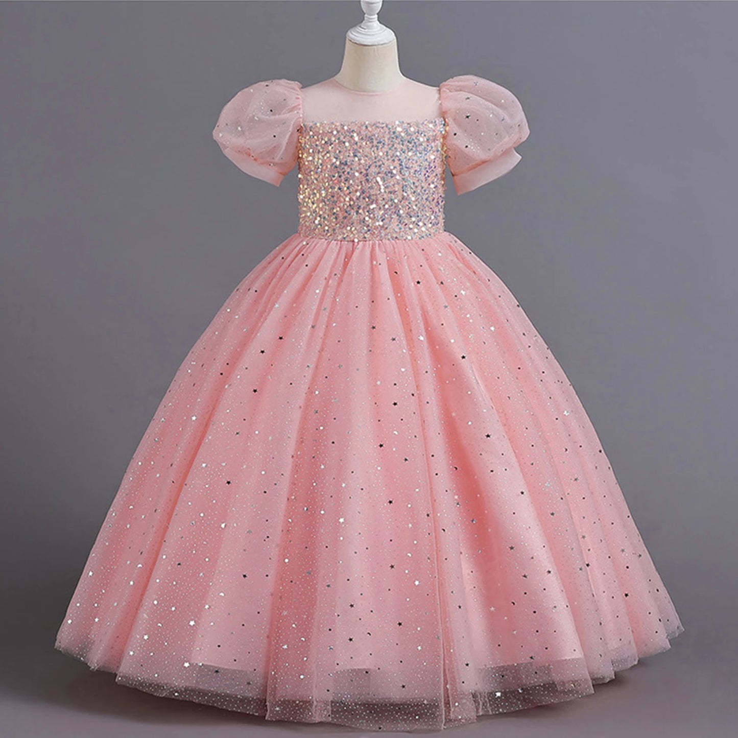 Mädchen Geburtstagsfeier Festzug formelles Abendkleid