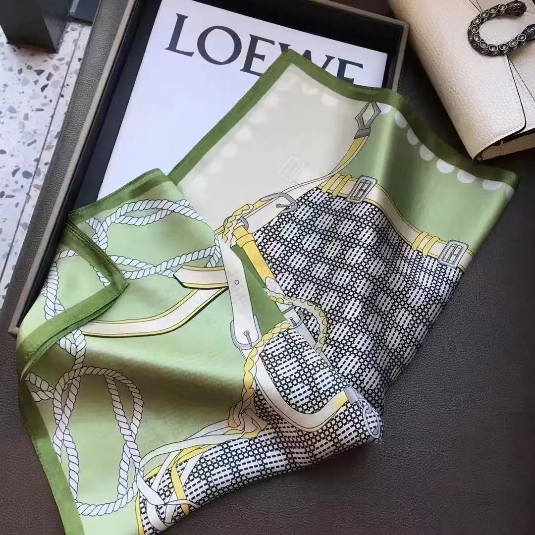 2025 Luxury Silk Shawl Square Scarf
