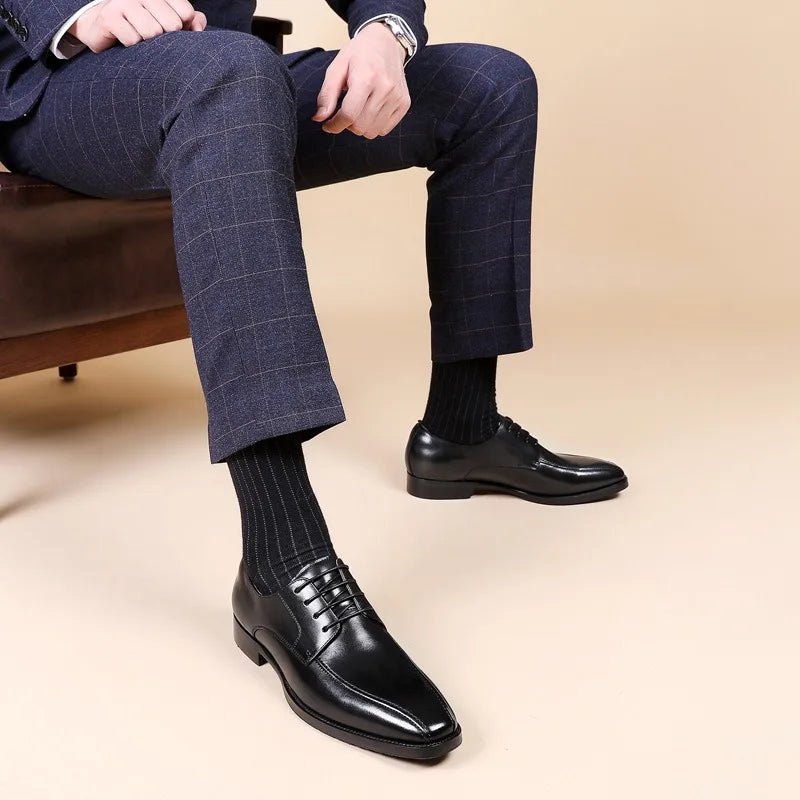 Italian Men Autumn Polished Elegant Social Shoes