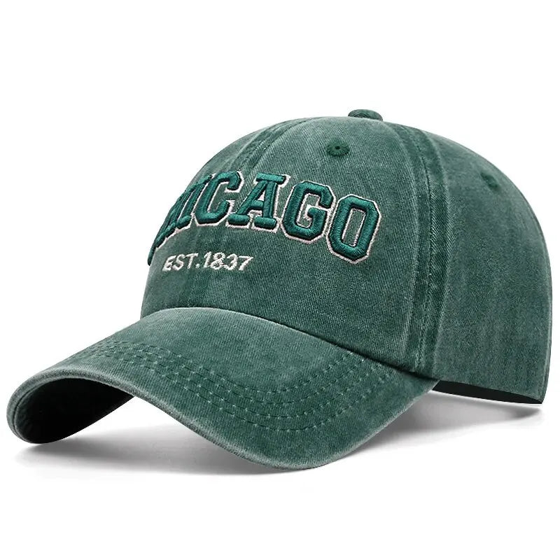 Baseballkappe mit neuem Buchstaben „CHICAGO“