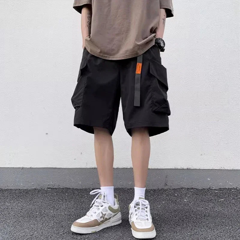 Herren Funktionelle Cargo Shorts Baggy Sweatpants Y2K Streetwear