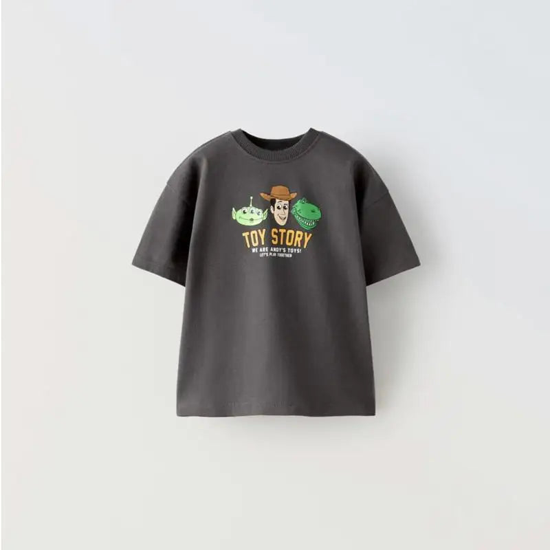 Summer Cartoon Pattern Fashion Boy's T-shirt