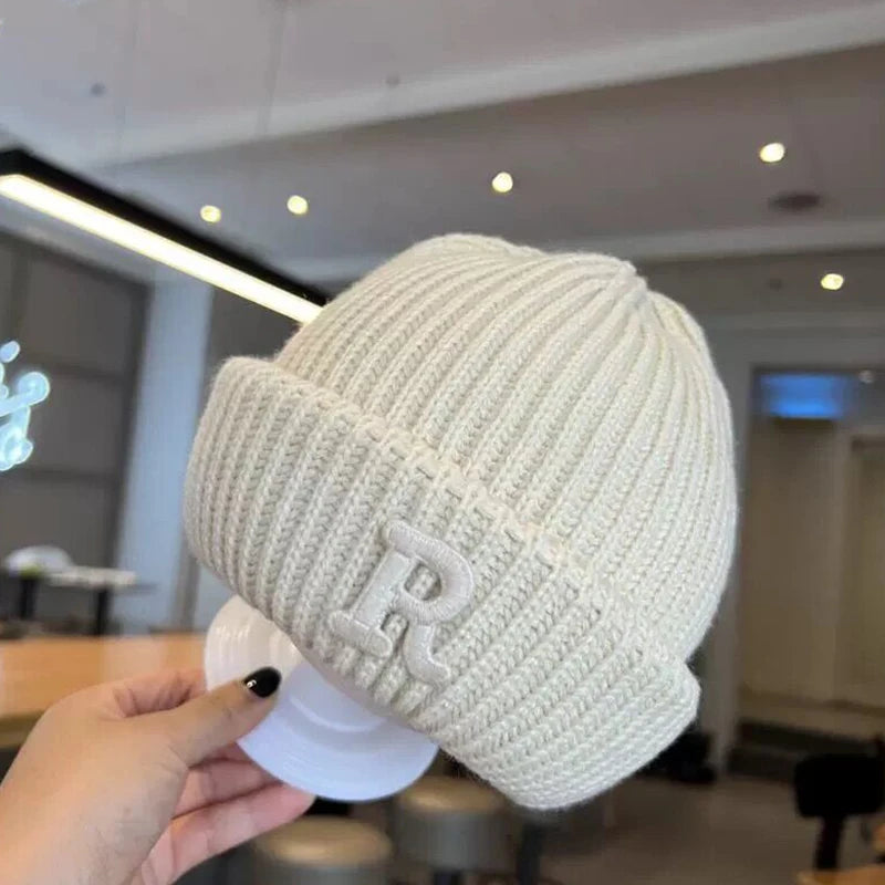 New Korean R Letter Baby Hat