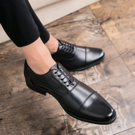 Herren Freizeit Derby Business Abendschuhe