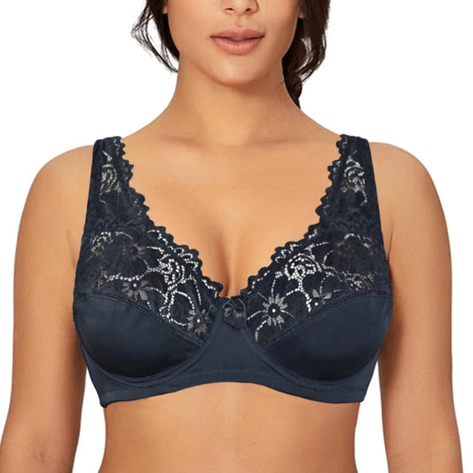 Women Plus Size Bra See Through Sexy Lingerie