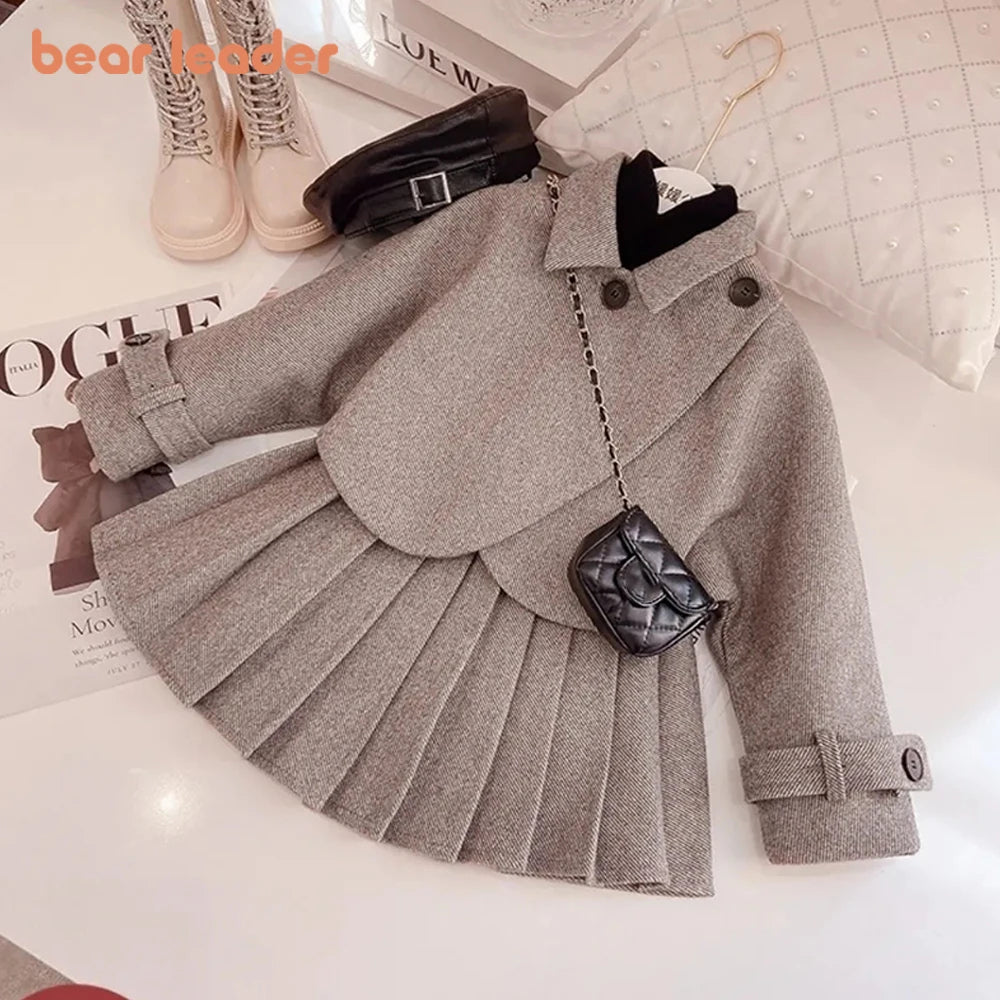 Bear Leader Fashion Kids Girls Princess 2pcs Clothes Set