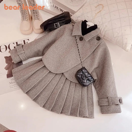 Bear Leader Fashion Kids Girls Princess 2pcs Clothes Set