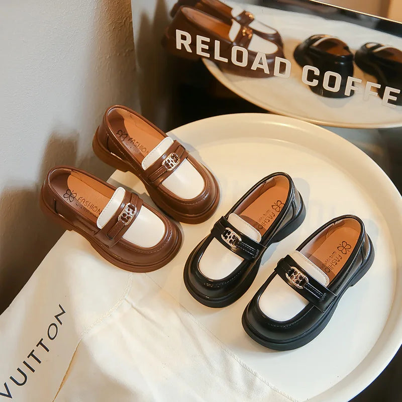 Children Patchwork Elegant Slip-on Shoe