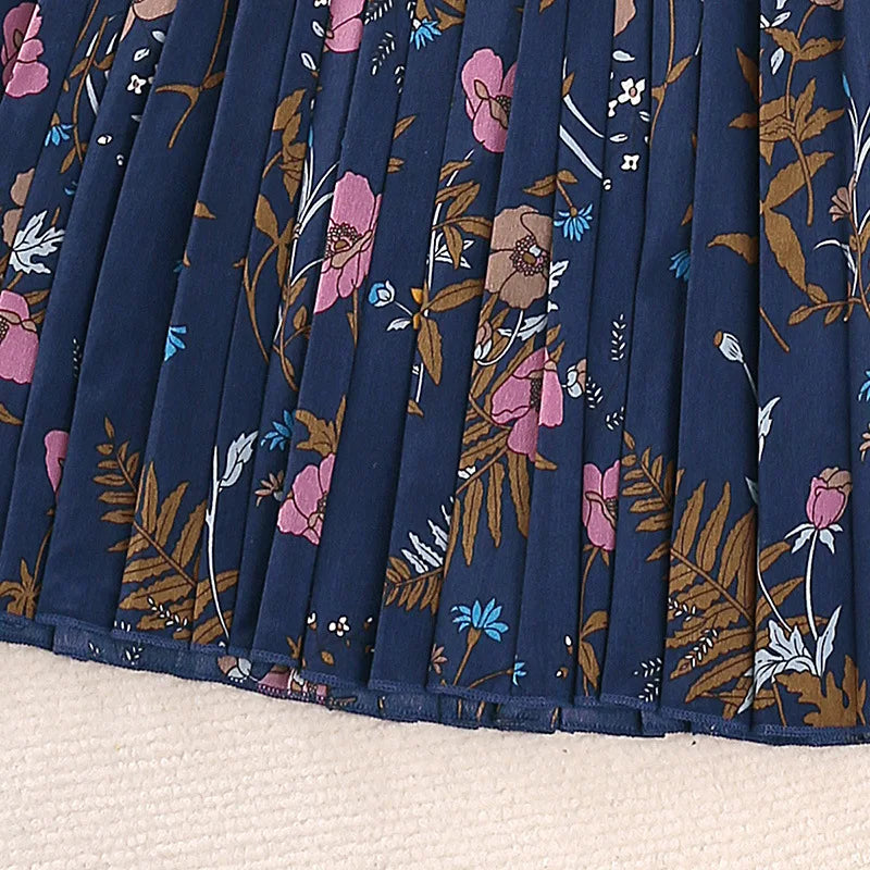 Kids Floral Print Casual Dress