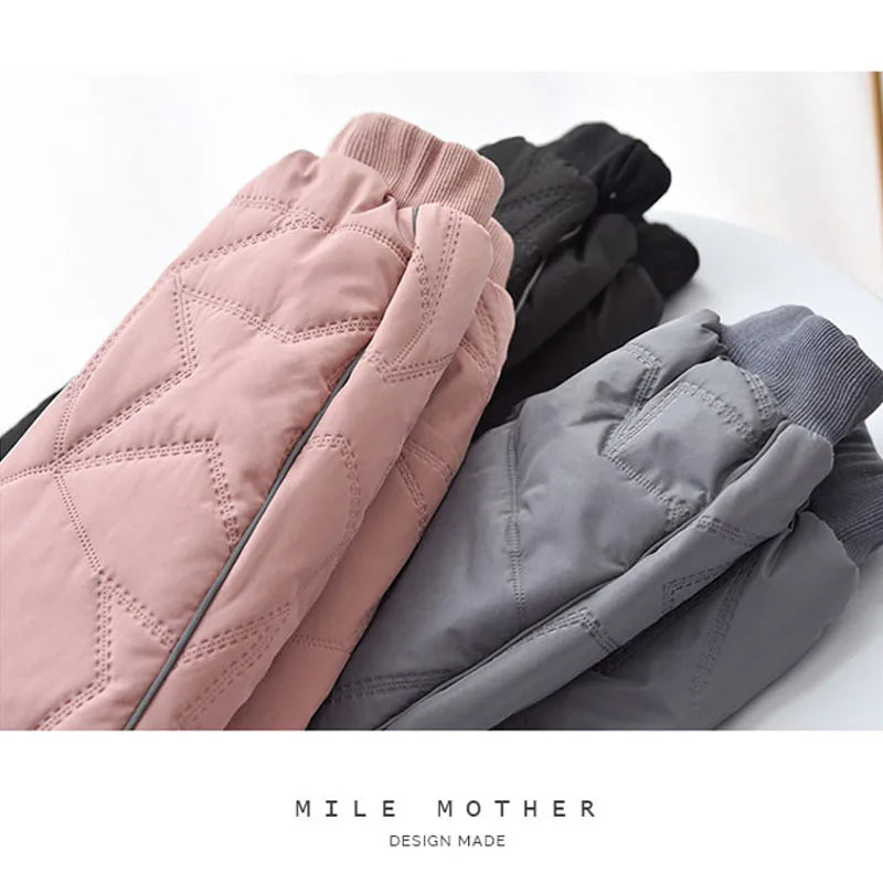 Children Thick Plus Velvet Thicken Denim Pants