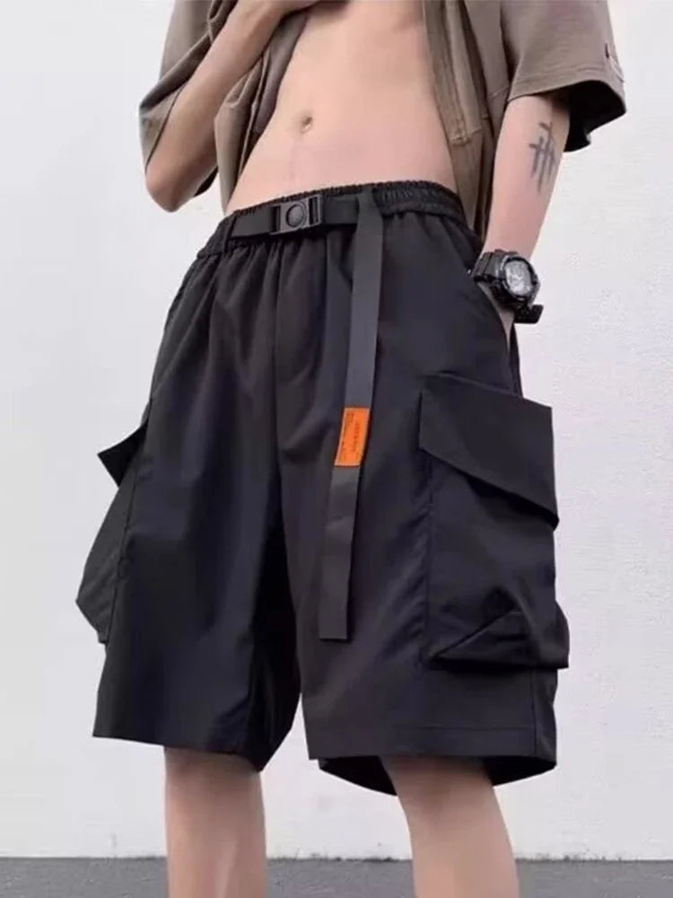 Herren Funktionelle Cargo Shorts Baggy Sweatpants Y2K Streetwear